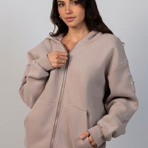 Comfrt M Bark Travel Essentials Zip-Up Hoodie Unisex